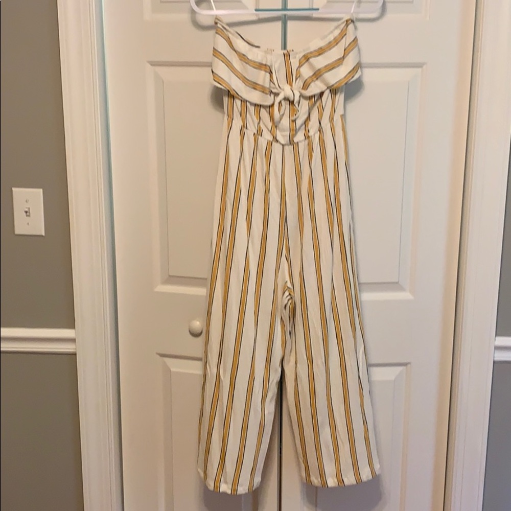 Strapless jumpsuit